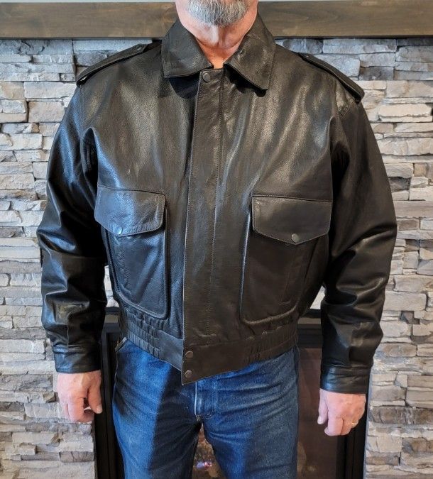 Stuart McGuire Mens Leather Jacket **Reduced**