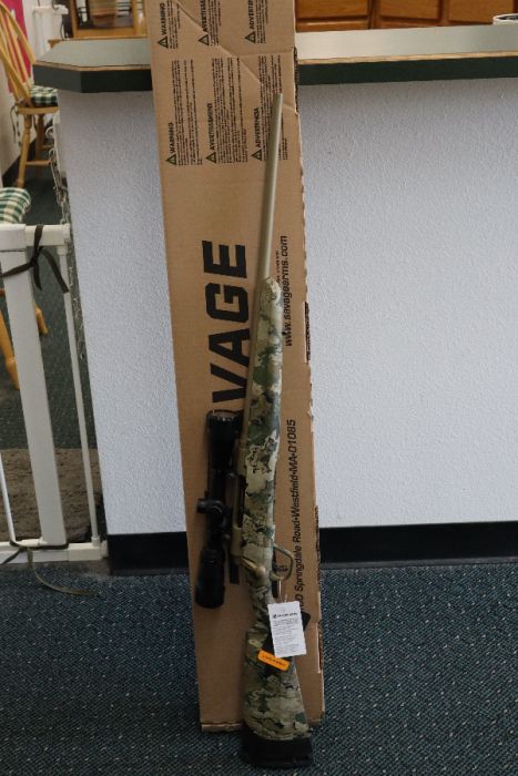 SAVAGE AXIS II XP, 6.5CR, 22&quot;B, COYOTE CAMO