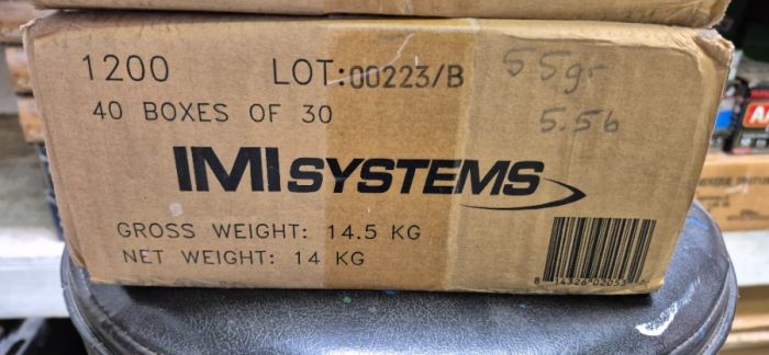 IMI Systems Bulk box of 55gr 5.56