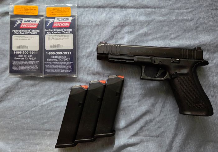  Glock 34 Gen 5 MOS with Dawson Precision Irons