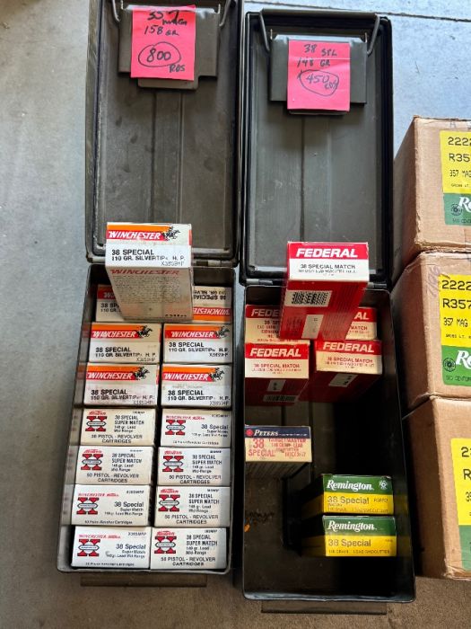 38spl-357 mag rounds 110gr to 158grn 