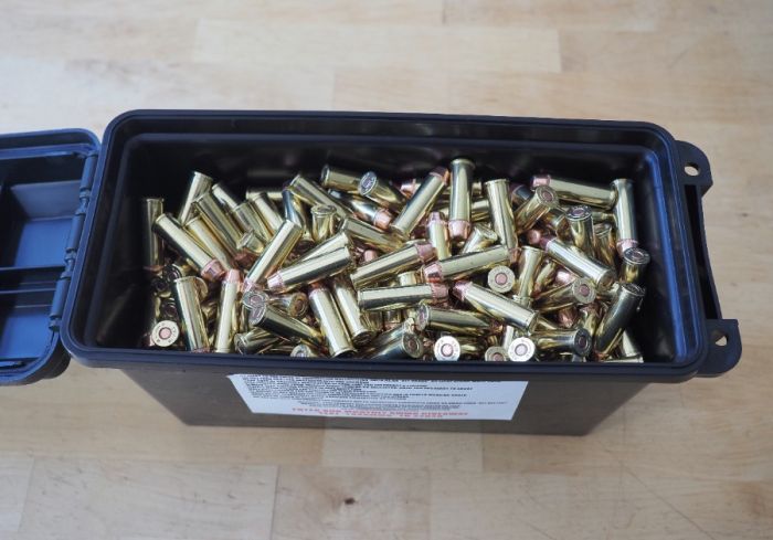 One box of 250 factory new LAX 41 Mag 210 gr JFP