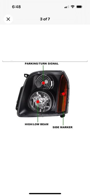 Headlight Assemblies for GMC Yukon &amp; XL 2007-2014
