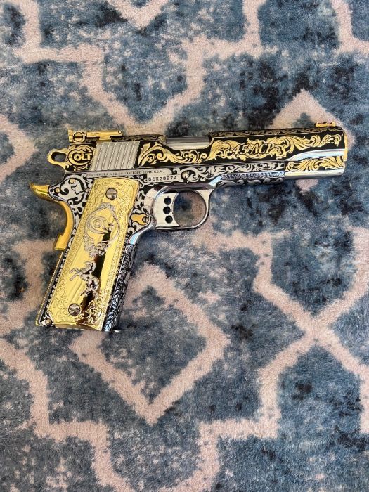 24k gold plated Colt Gold Cup Lite