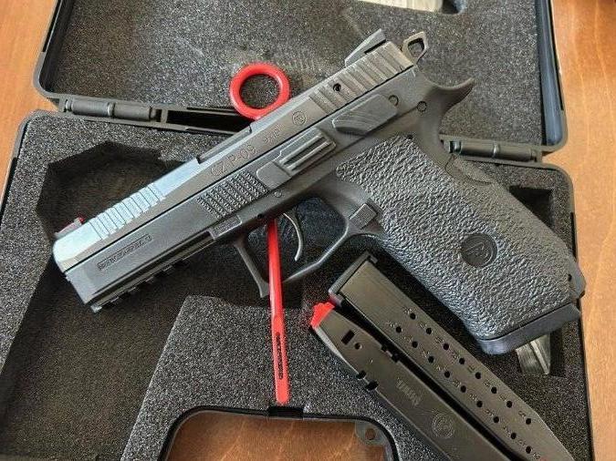 CZ P09 with Cajun Gunworks Trigger + Dawson Sights