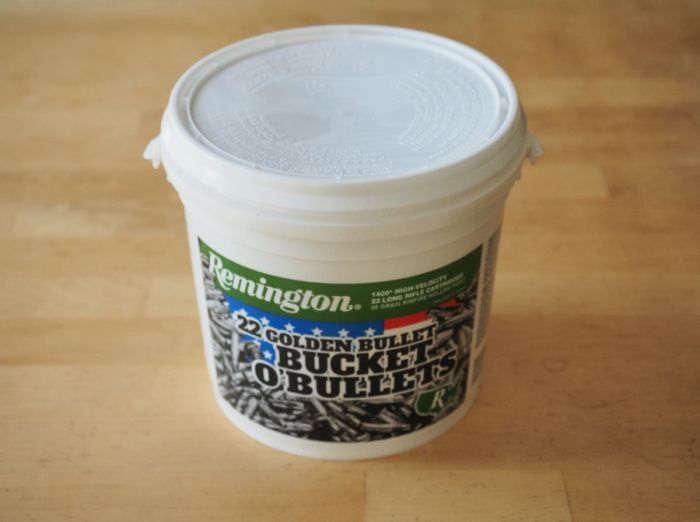 1400 rounds Remington Golden Bucket 22 LR HP