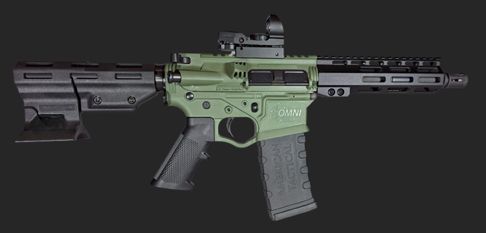 ATI Omni AR Pistol 5.56 Battlefield Green Duo Site