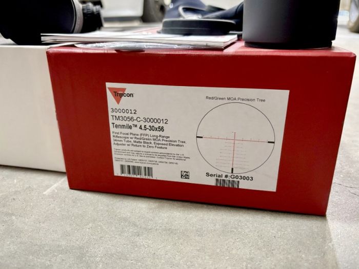 Trijicon Tenmile FFP 4.5-30 x 56 Scope MOA