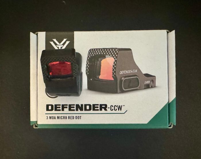 Vortex Defender-CCW 3 MOA “New!”
