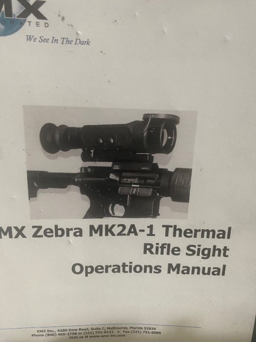 EMX ZEBRA MK2 thermal scope 