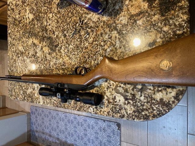 Marlin 60W with micro groove barrel and scope