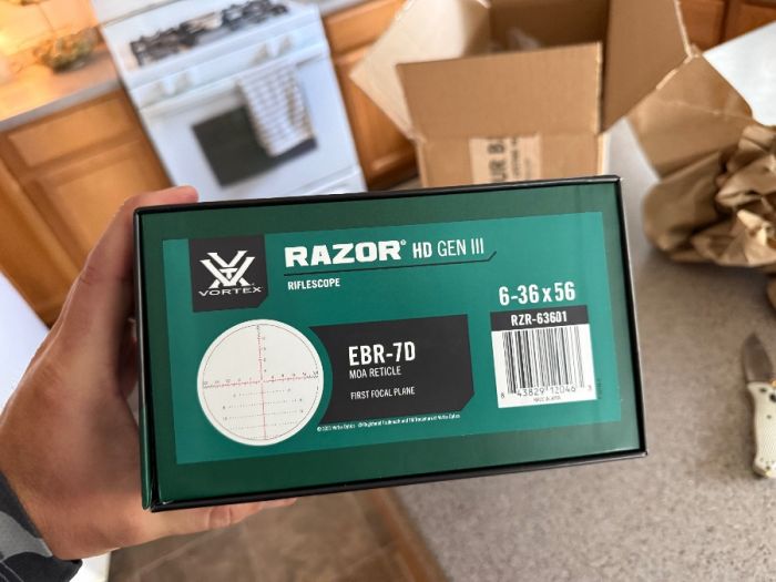 Vortex Razor Gen 3 6-36x56 MOA