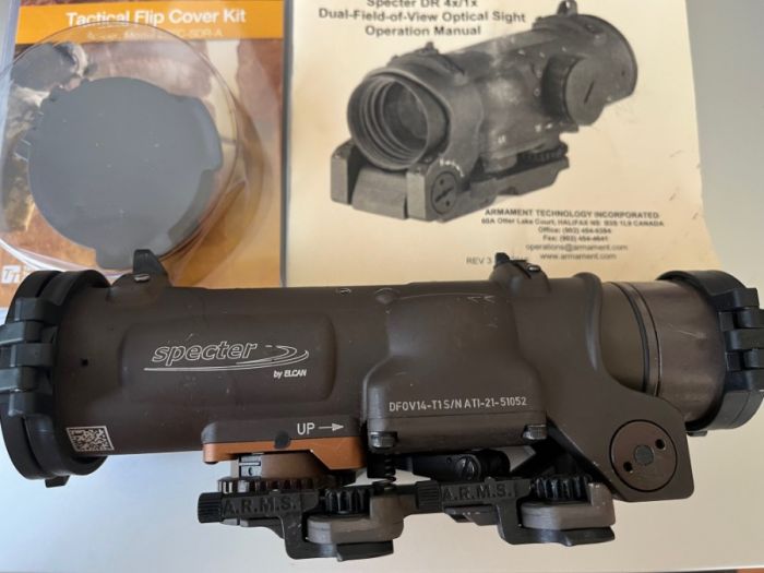 Elcan FDE 1-4 5.56 - upgraded ARMS levers