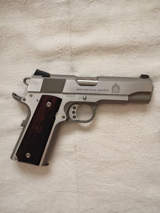 SPRINGFIELD GARRISON STAINLESS 1911 .45 ACP PISTOL