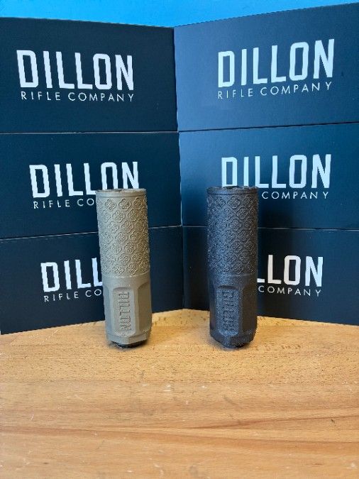 Dillon Rifle Co. DRC 5.56 Suppressor - Tan and Blk