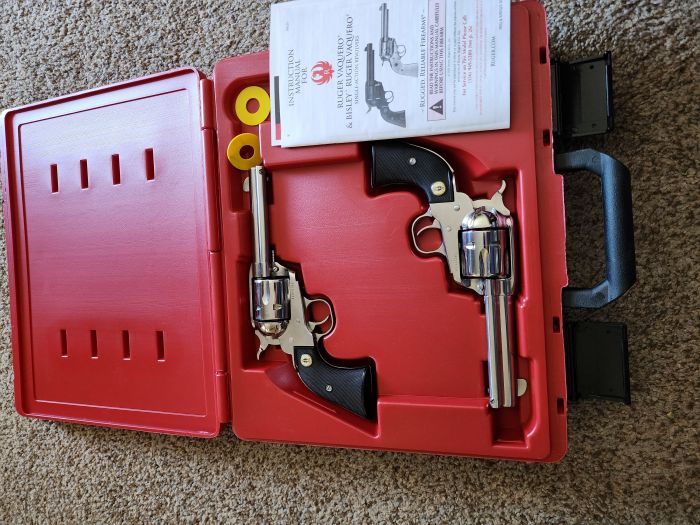 Sass Ruger vaquero match set.