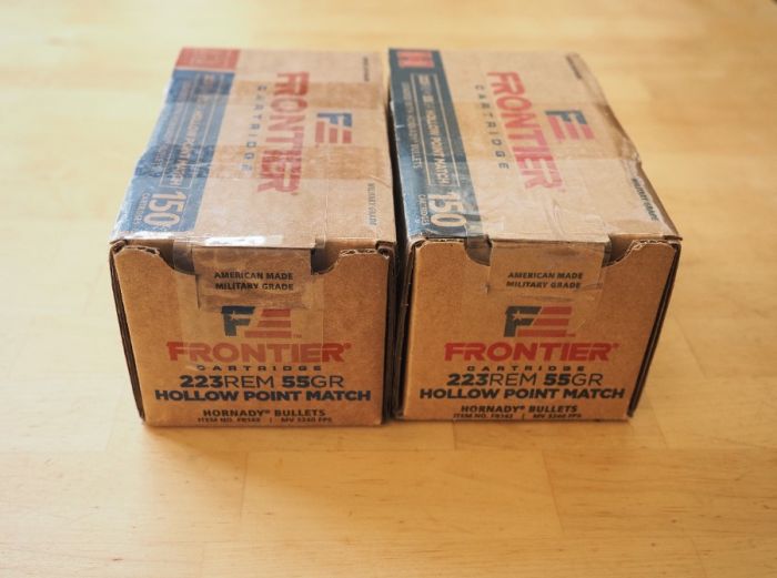 300 rounds of Hornady Match 223 Rem with 55 FMJ