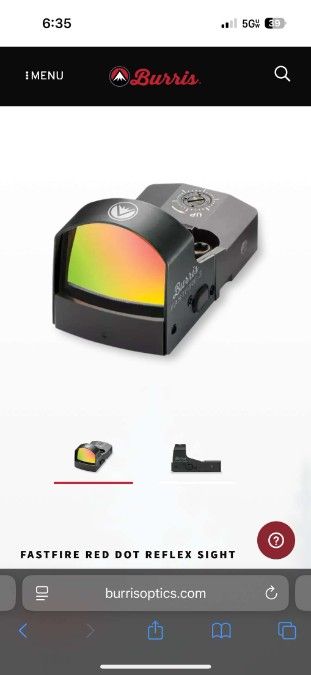  Burris Fastfire 3MOA Red Dot Reflex Sight !Trade!
