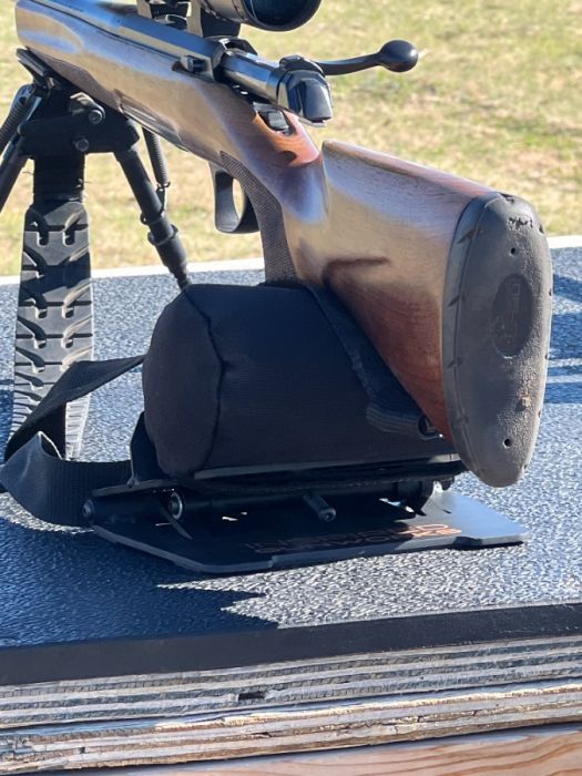 The High Roller™ adjustable rear bag riser system