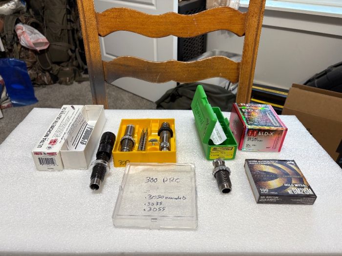 300 PRC Dies, Primers and Bullets