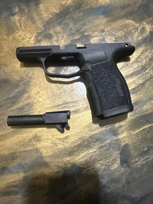 Sig p365x  grip and barrel 