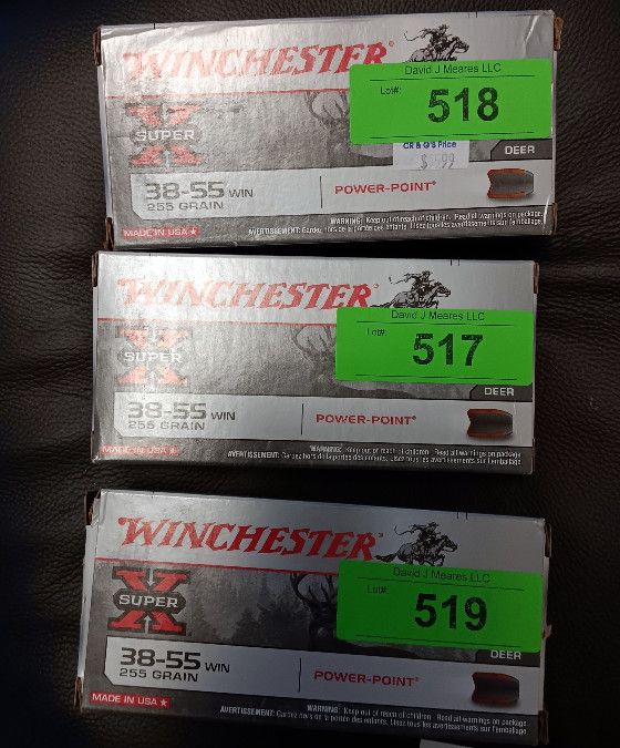 Factory Winchester 38-55 Super X ammo