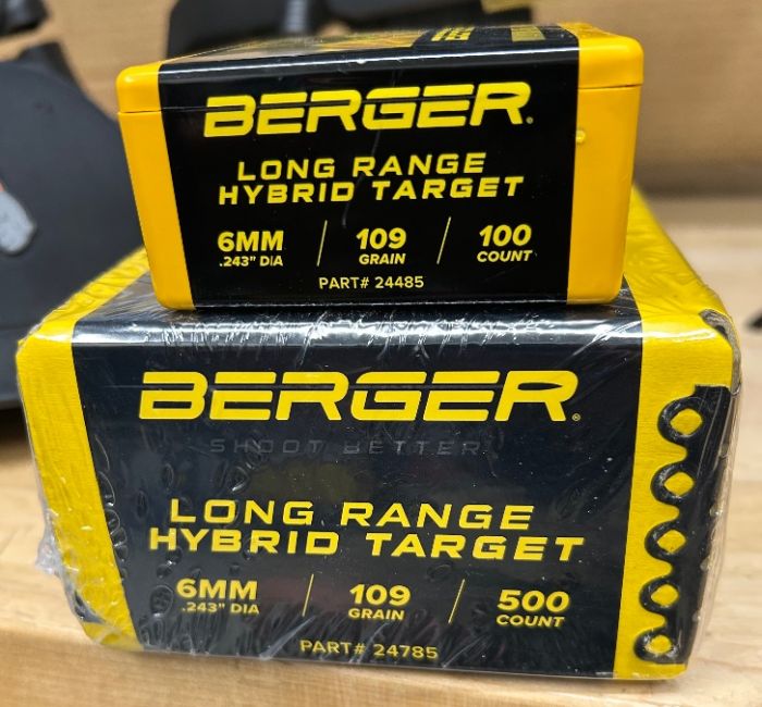 Berger 6mm 109gr Long Range hybrid 