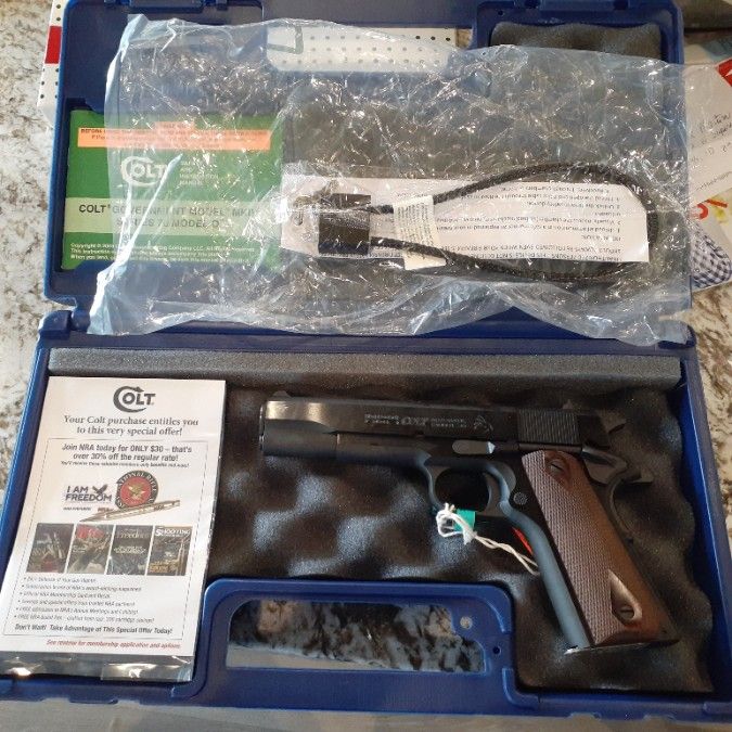 Brand New Colt 1911 Series 70 .45 + Extras