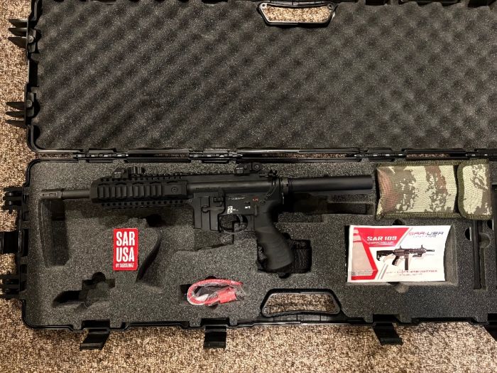 SAR-109 9mm 8” — Unfired, Complete in OEM Case