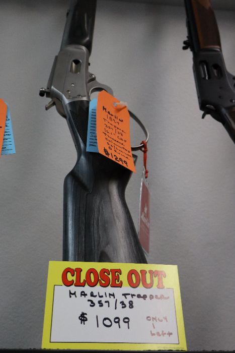 MARLIN 1894 TRAPPER, LEVER, 357MAG, 16.1&quot;CHF, 8RND