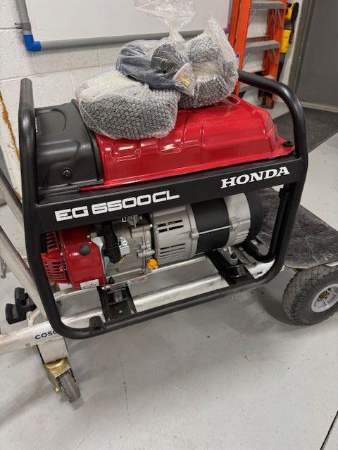Honda EG6500 CL Generator (New, Never Used) 