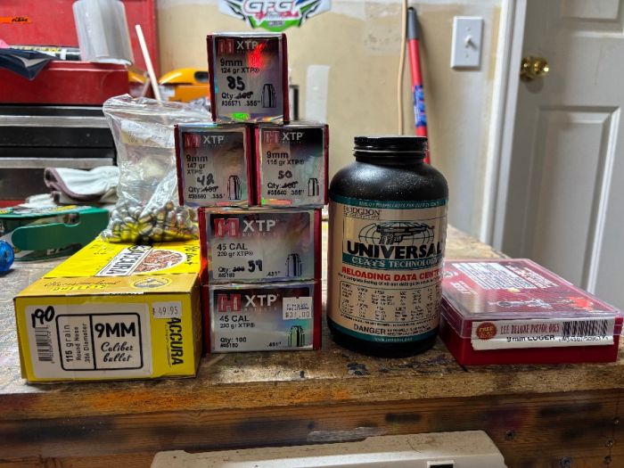 Reloading supplies