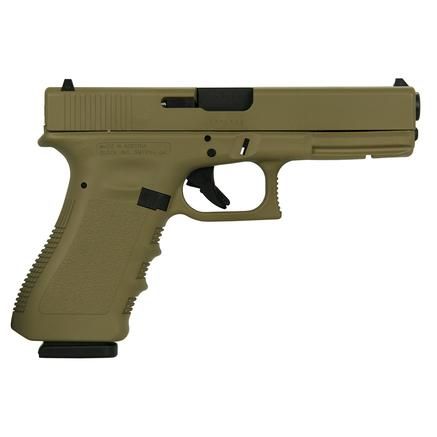 Glock 17 Gen3 9MM FDE 4.49&quot; Semi-Auto 2 Mags 17+1
