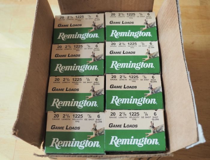 8 boxes of Remington 20 Gauge Game Loads #6 Shot