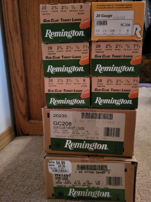 20ga Remington shotgun ammo