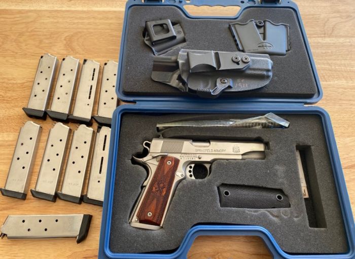 Springfield 1911 Mil-Spec Stainless