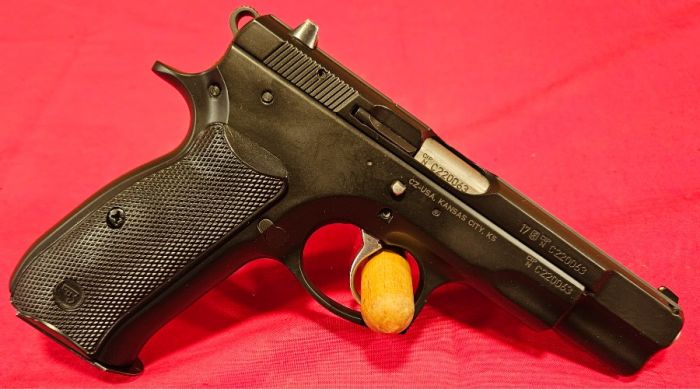 CZ CZ75B 9MM W/ CASE TWO MAGS
