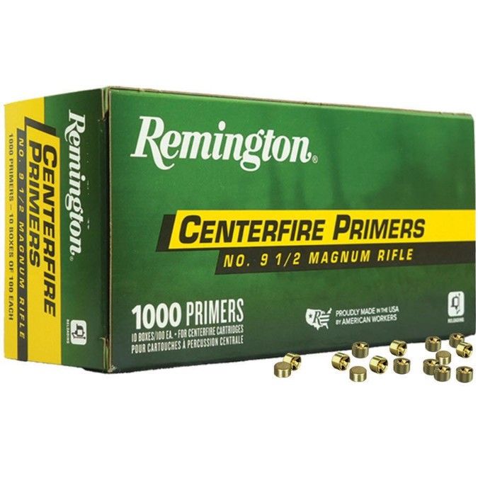 Remington Centerfire Large Rifle Primers- 9-1/2