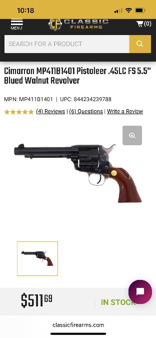 Cimmaron New Revolver